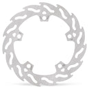 Flame Series Fixed Rotor Silver For KTM RC 125 ABS - 230 MM