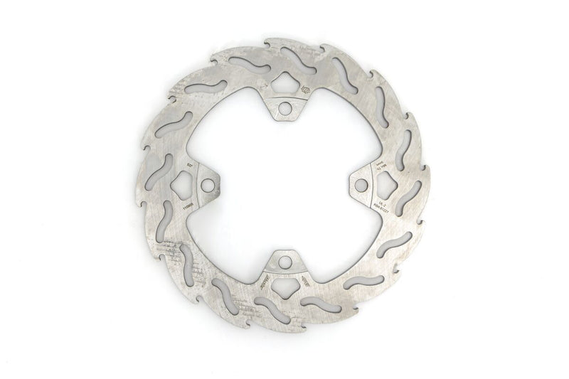 Flame Series Fixed Rotor Silver For Honda ADV 350 ABS - 105 MM