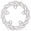 Flame Series Fixed Rotor Silver For Indian FTR 1200 ABS - 118 MM