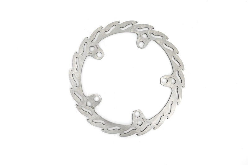 Flame Series Fixed Rotor Silver For Indian 101 Scout 1250 ABS - 320 MM