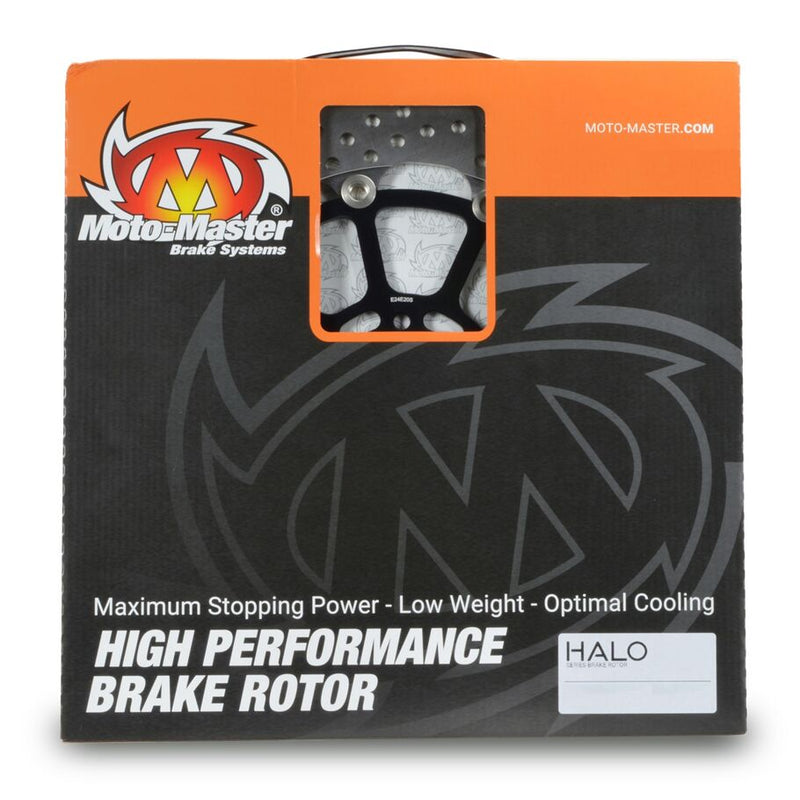 Halo Series Floating Rotor Black / Silver For Husqvarna Svartpilen 801 ABS - 52.20 MM