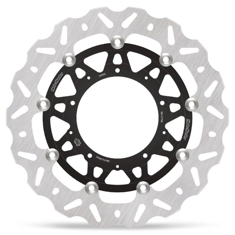Nitro Series Floating Rotor Black / Silver For Honda X-ADV 750 ABS - 109 MM