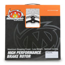 HALO Series T-Floater Brake Rotor Black / Silver For Kawasaki ZX-10 R 1000 - 330 MM