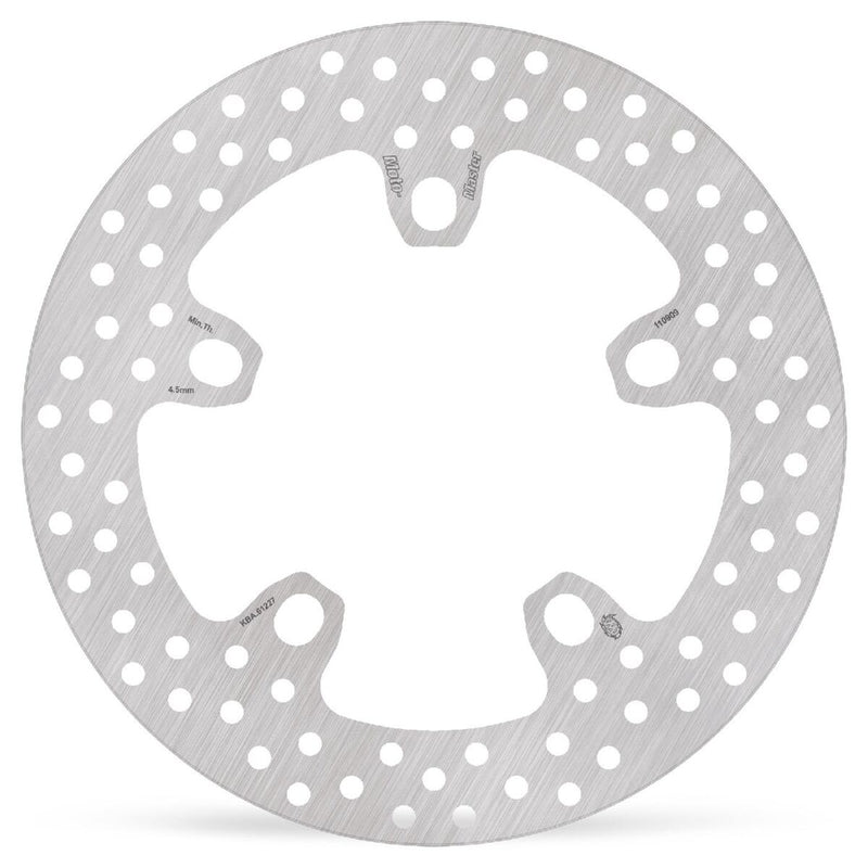 Halo Series Fixed Rotor Silver For Indian FTR 1200 ABS - 260 MM