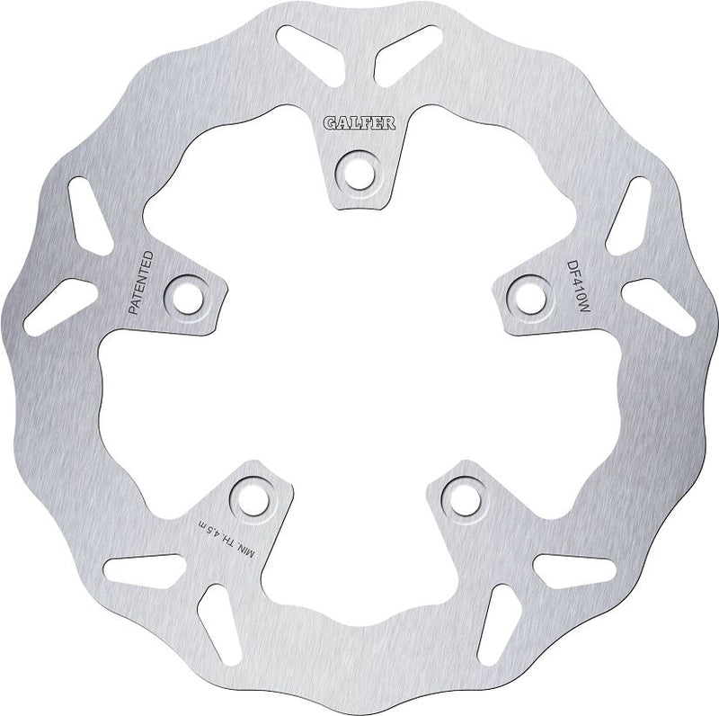 Wave® Brake Rotor Silver For Kymco Xciting 250 - 105.5 MM