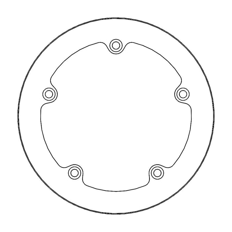 Halo Series Fixed Rotor Silver For BMW R 1100 GS