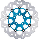 Wave® Brake Rotor Blue / Silver For Harley Davidson FLD 1690 - 292 MM