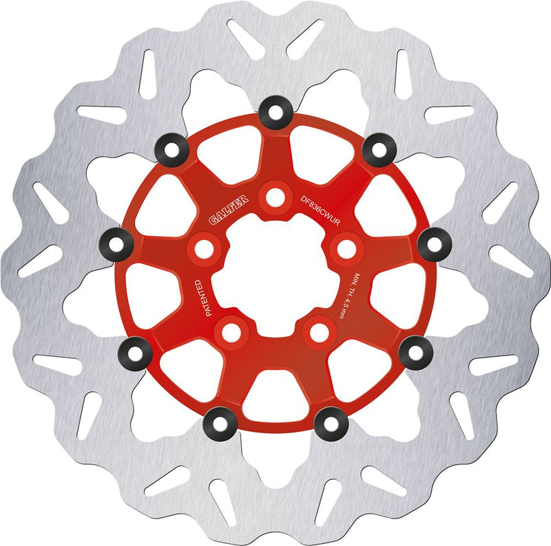 Wave® Brake Rotor Blue / Silver For Harley Davidson FLDE 1750 ABS - 300 MM