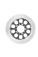 Halo Series Floating Rotor Black / Silver For Kawasaki ZX-6 R 600