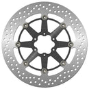 Brake Rotor Standard Round Black / Silver For BMW S 1000 HP4 ABS 2013-2014