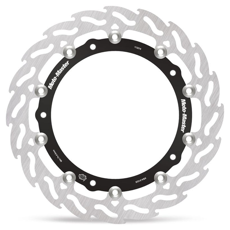 Flame Series Floating Rotor Black / Silver For BMW R 1300 GS - 310 MM