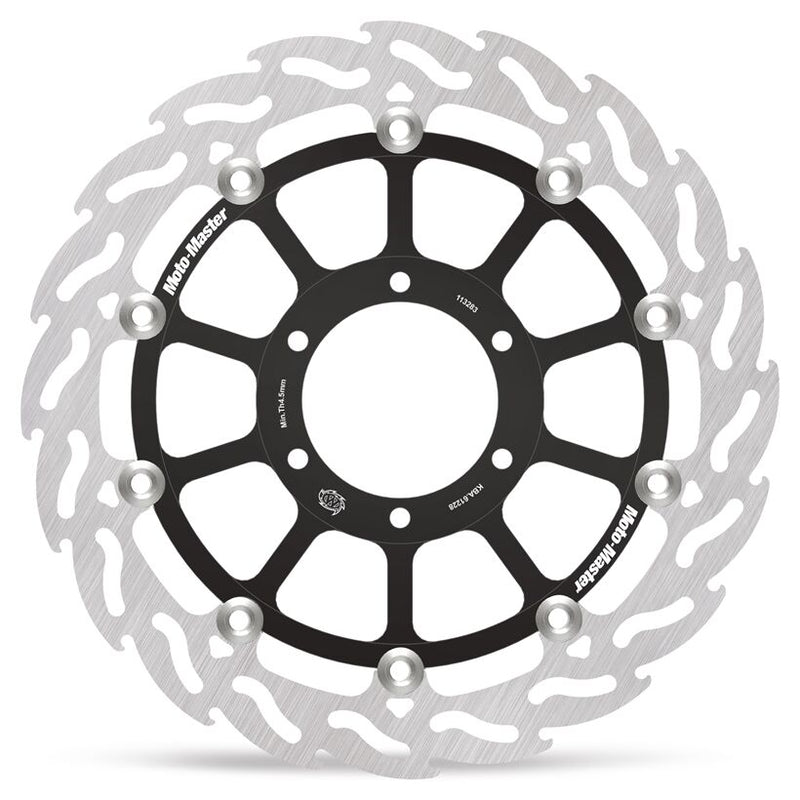 Flame Series Floating Rotor Black / Silver For BMW R 1300 GS ABS - 310 MM