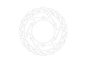 Flame Series Rotor Silver For Husqvarna SVARTPILEN 125 ABS 2024-2025