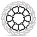 FLAME Floating Alu Brake Disc Black / Silver For Triumph DAYTONA 660 ABS 2024-25