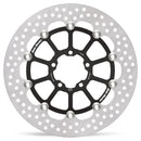 Halo Series Floating Rotor Black / Silver For KTM DUKE 990 ABS 2024 - 64 MM
