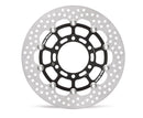 Halo Series Floating Rotor Black / Silver / Stainless Steel For KTM DUKE 125 ABS 2017-2020 - 90.0 MM