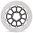 Halo Series Floating Racing Rotor Black / Silver For KTM DUKE 990 ABS 2024 - 64 MM
