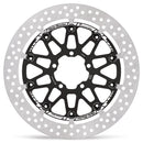 HALO Series T-Floater Brake Rotor Black / Silver / Stainless Steel For KTM DUKE 990 ABS 2024 - 64 MM