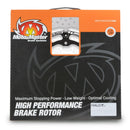 HALO Series T-Floater Brake Rotor Black / Silver / Stainless Steel For Mv Agusta BRUTALE 675 ABS 2014-2016 - 80 MM