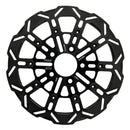 Specialized Brake Disc Almunium Center Kodlin Desing Black For Harley Davidson FLD 1690 2012-2013