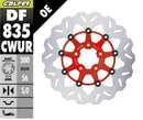 Brake Rotor Floating Wave Red / Silver / Stainless Steel For Harley Davidson FLFB 1750 ABS 2018-2020 - 300 MM