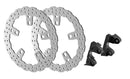 Brake Rotor Kit Wave Black / Silver / Stainless Steel For Harley Davidson FLH 1868 ABS 2021 - 330 MM