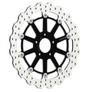 Brake Rotor Floating Wave Desing Black / Stainless Steel For Harley Davidson FLHC 1750 ABS 2018-2022 - 292 MM