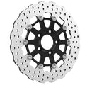 Brake Rotor Floating Wave Desing Black / Silver / Stainless Steel For Harley Davidson FLH 1868 ABS 2021 - 56.4 MM