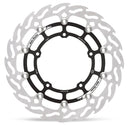Flame Series Floating Rotor Black / Silver / Stainless Steel For Yamaha XTZ 700 2023-25 - 320 MM
