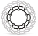Flame Series Floating Rotor Black / Silver / Stainless Steel For Yamaha XTZ 700 2023-2025 - 320 MM
