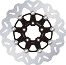 Brake Rotor Black / Silver For Harley Davidson FLHR 1340 1994-1998 - 292 MM