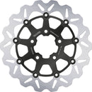 Brake Rotor Black / Silver For Harley Davidson FLHR 1340 1994-98 - 330 MM