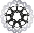 Brake Rotor Black / Silver For Harley Davidson FLHR 1340 1994-1998 - 330 MM