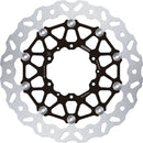 Floatech Brake Rotors Black / Silver For Honda CB 1000 R 2008-2016 - 310 MM