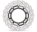 Flame Series Rotor Race Black / Stainless Steel For Yamaha BT 1100 2002-2006