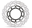 Flame Series Rotor Race Black / Stainless Steel For Suzuki DL 1000 ABS 2014-2019
