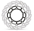 Flame Series Rotor Race Black / Stainless Steel For Suzuki DL 1050 ABS 2020-2026