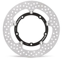 Halo Series Floating Rotor Black / Stainless Steel For Yamaha MT-07 2014-2016