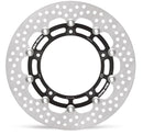 Halo Series Floating Rotor Black / Stainless Steel For Aprilia TUAREG 660 ABS 2022-2026