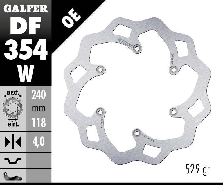 Fixed Wave Brake Rotor For Suzuki RM 125 2006-2012