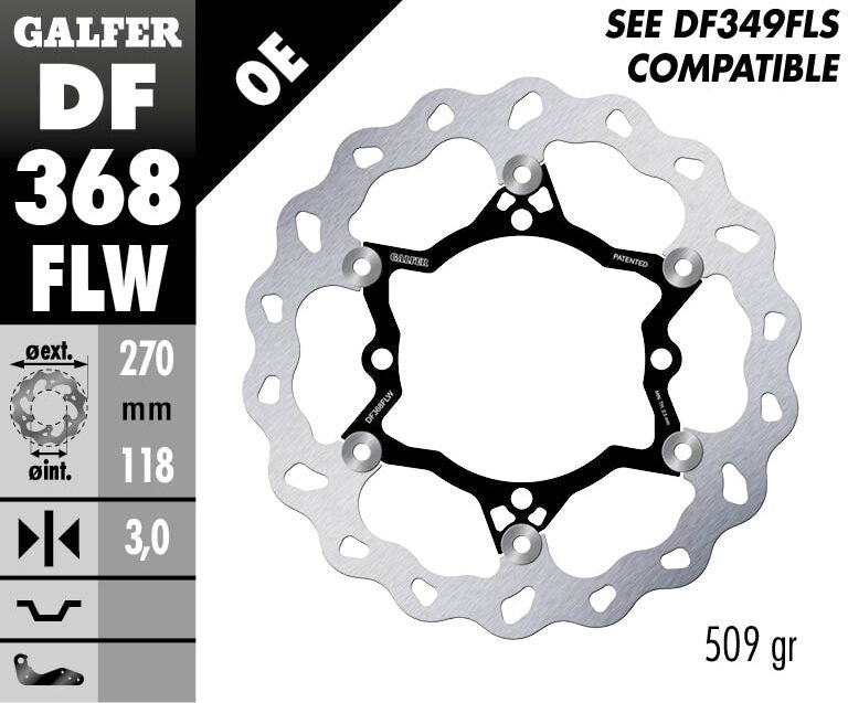 Floating Wave Brake Rotor For Suzuki RMX 450 Z 2018-2019