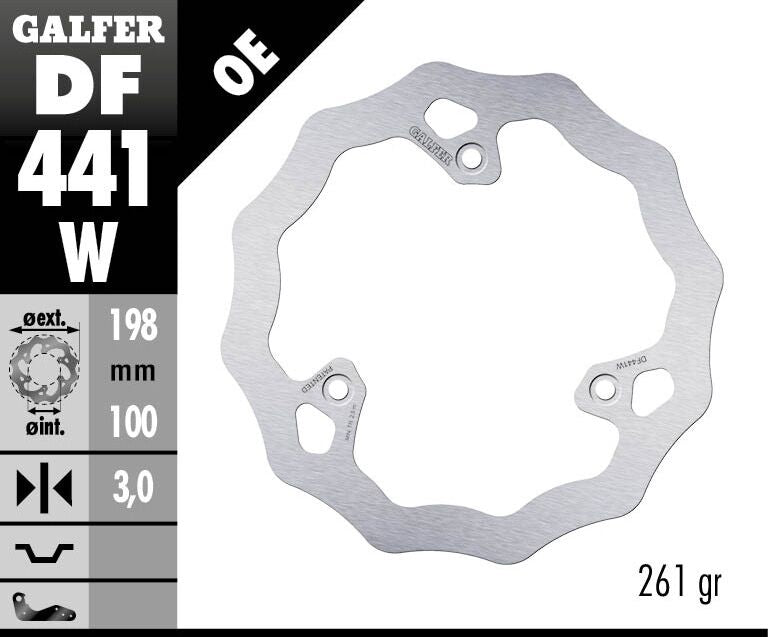 Fixed Wave Brake Rotor For Yamaha YZ 65 2018-2024