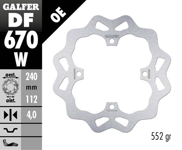 Fixed Wave Brake Rotor For Beta REV-3 250 2005