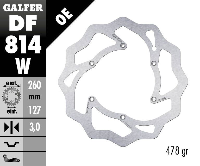 Fixed Wave Brake Rotor For Beta Evo 250 2012