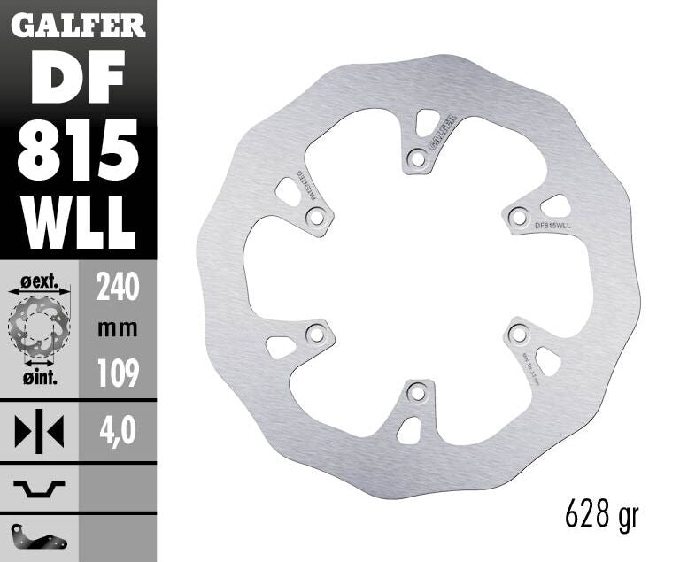 Fixed Wave Solid Brake Rotor For Beta Evo 250 2012