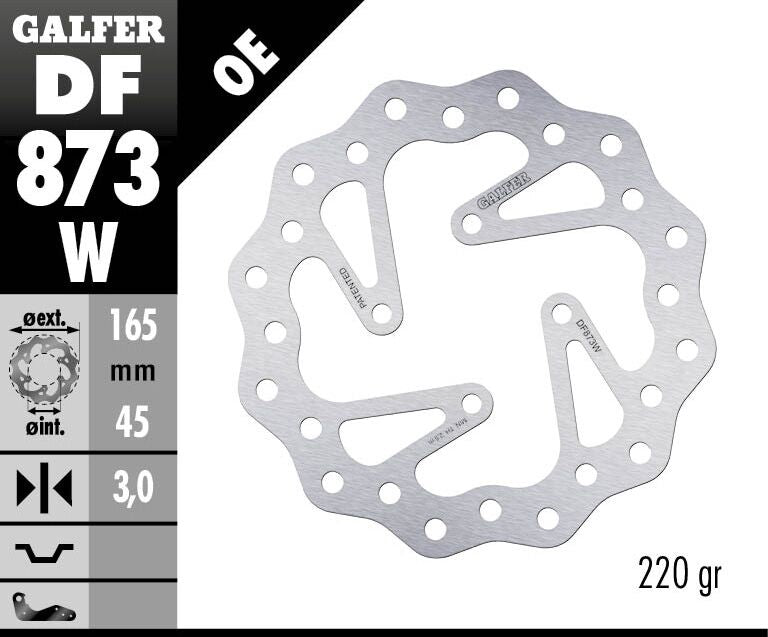 Fixed Wave Brake Rotor For Husqvarna CR 65 2011-2012