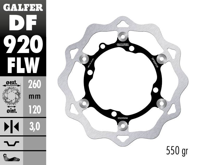 Floating Wave Brake Rotor For Sherco SE 250 2014