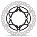 Nitro Series Floating Rotor Black / Silver For Bimota BX 450 - 270 MM