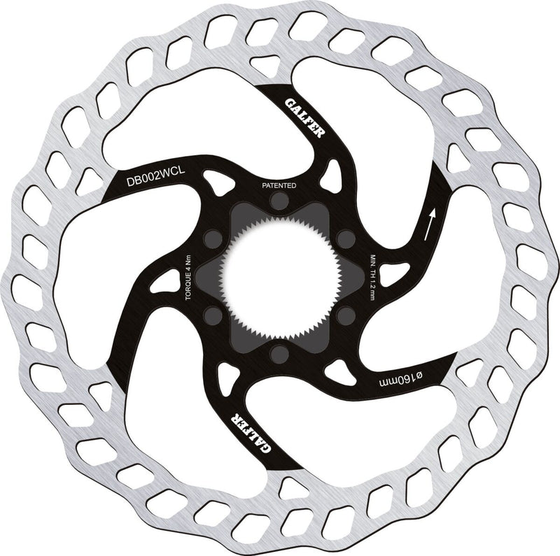 Fixed Disc Wave® Center-Lock Silver - 160 X 1.8 MM