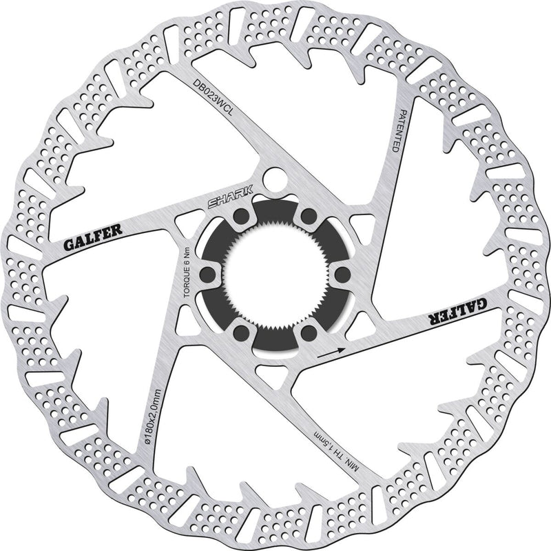 Fixed Disc Shark® Center-Lock - 180 X 2.0 MM